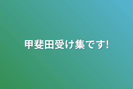 甲斐田受け集です!