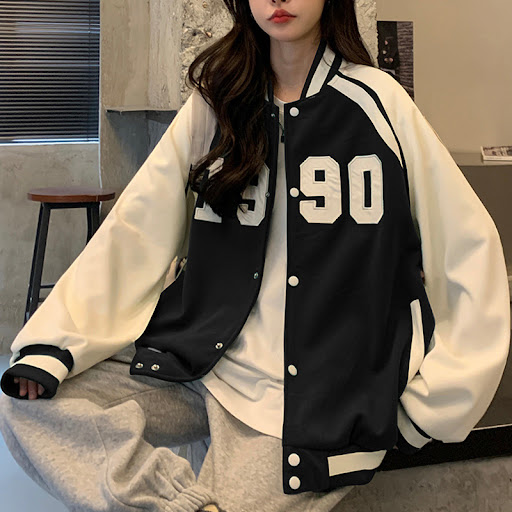 Title 3, New Hip Hop Loose Plus Size Student Jacket BF W...