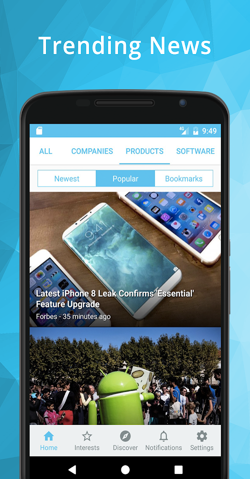 Android application Notifyr screenshort