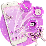 Cover Image of डाउनलोड Butterfly Diamond Theme 1.1 APK