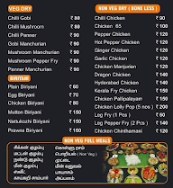 Curry Clash menu 1