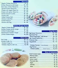 Chicken Shawarma & Burger Bite menu 1