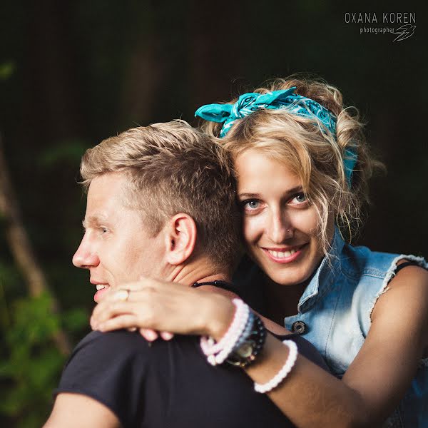 Photographe de mariage Oksana Koren (oxanakoren). Photo du 31 juillet 2014