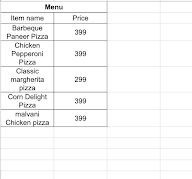 Burrp Square Pizza menu 1