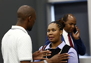 Former National Treasury communications chief Phumza Macanda at the state capture inquiry in Parktown, Johannesburg, on Monday November 26 2018. Macanda was 'flabbergasted' to learn that finance minister Des van Rooyen did not have the phone number of his 'adviser'.