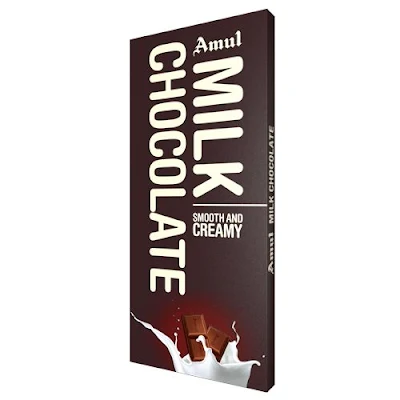 Amul Milk Chocolate- Smooth & Creamy - 150 gm