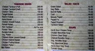 Yash Raj menu 1