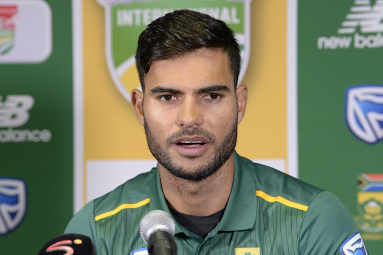 Reeza Hendricks of the Proteas during the 3rd Momentum One Day International match between South Africa and Pakistan at SuperSport Park on January 25, 2019 in Pretoria, South Africa.