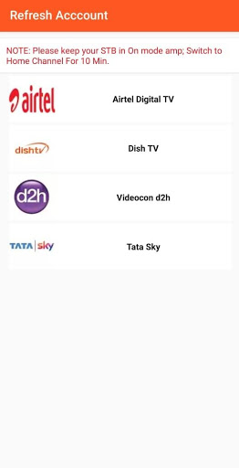 Screenshot DTH Service: For All Dish