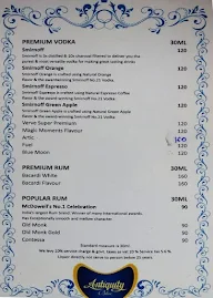 Delhi Knighter's menu 2