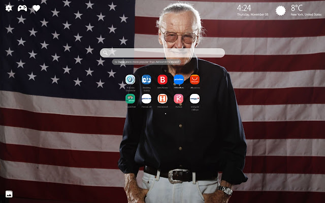 Stan Lee RIP Wallpapers New Tab Theme