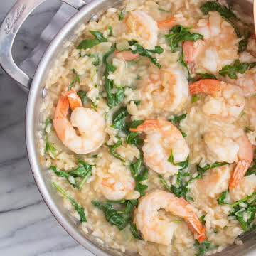 Lemon Risotto With Shrimp