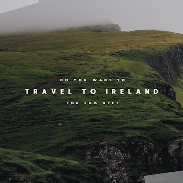 Travel to Ireland - St. Patrick's Day template