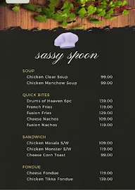 Sassy Spoon menu 6