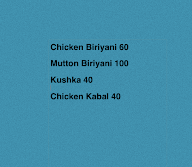 Ambur Biriyani Zone menu 1