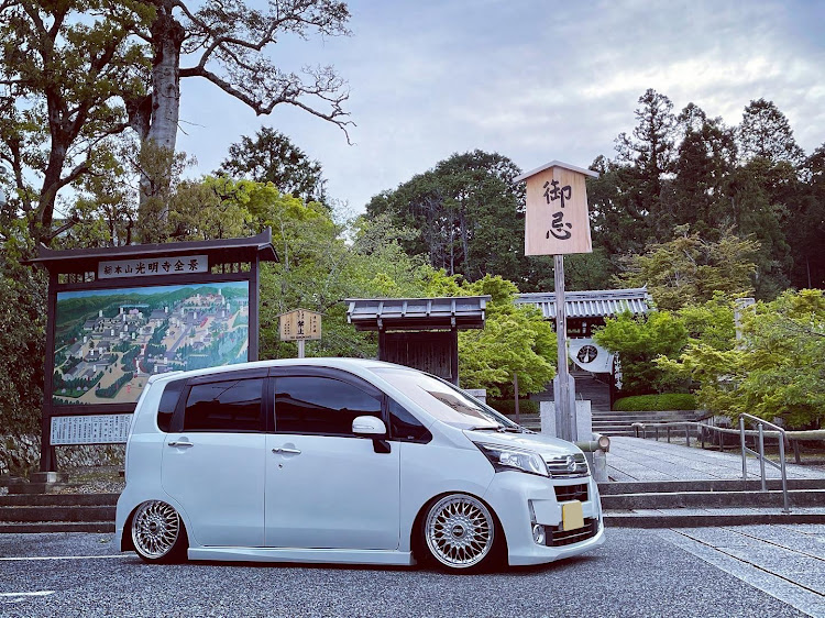ムーヴカスタムのLA100S・BBS・軽カスタム・京都・J-LINEに関するカスタム事例の投稿画像1枚目