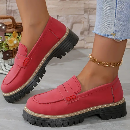 Title 7, Fashionable Casual Matte British Style Womens ...