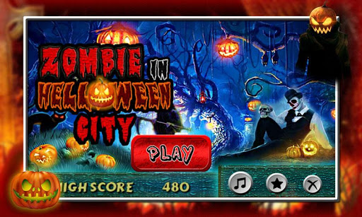 Zombie in Halloween City