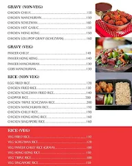 Yashika Chinese Food menu 3