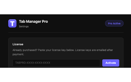 Tab Manager Pro screenshot 3