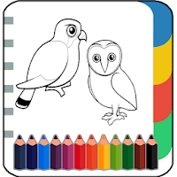 Birds Coloring  Drawing Book-Easy Drawing