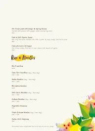 The Yellow Chilli menu 1