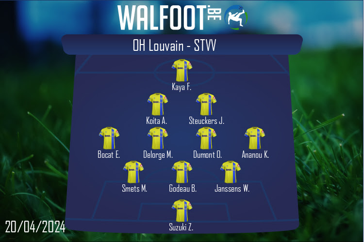 Composition STVV | OH Louvain - STVV (20/04/2024)