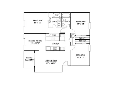 Hickory Floorplan Diagram