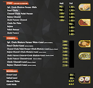 Nagpal Chole Bhature menu 1