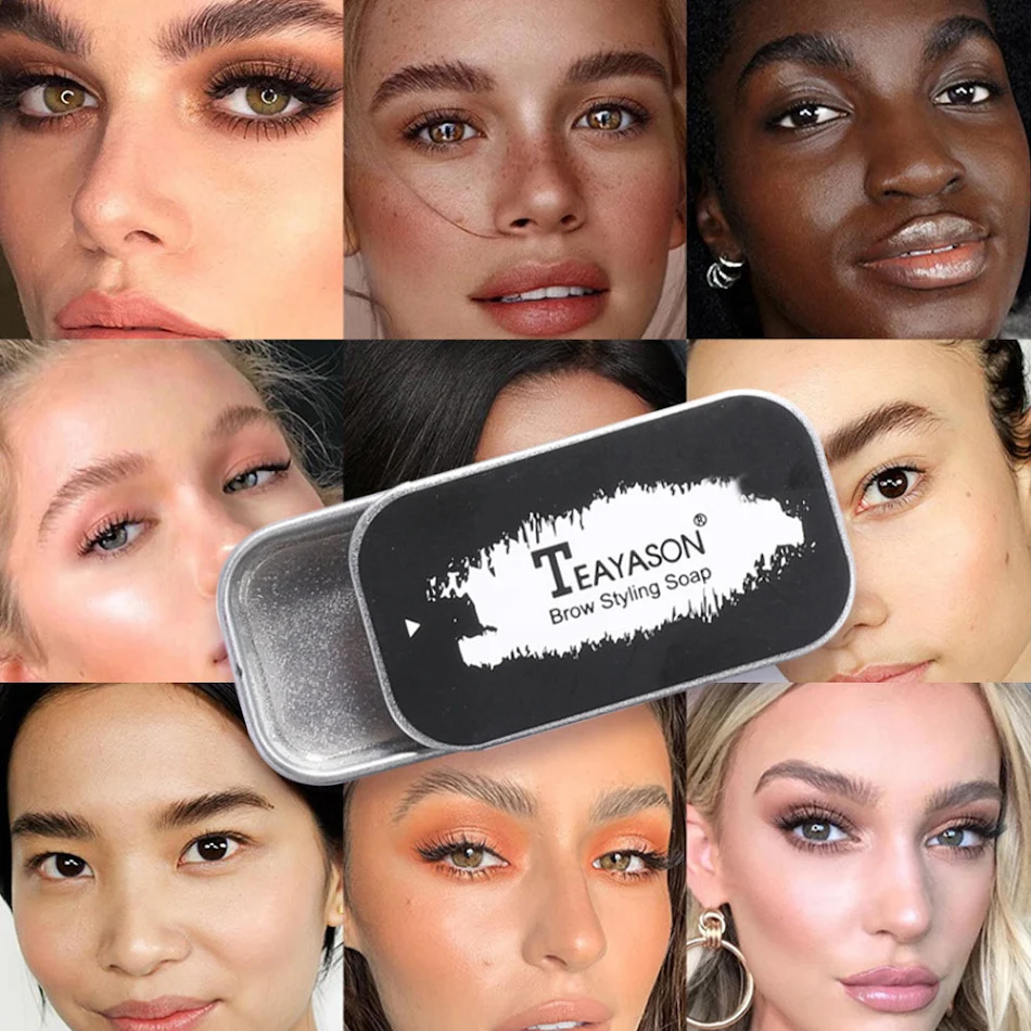 Cire à Sourcils Transparente Style Européen et Américain Maquillage Fixant et Sculptant Facile Application Sourcils Parfaits Tenue Longue Durée