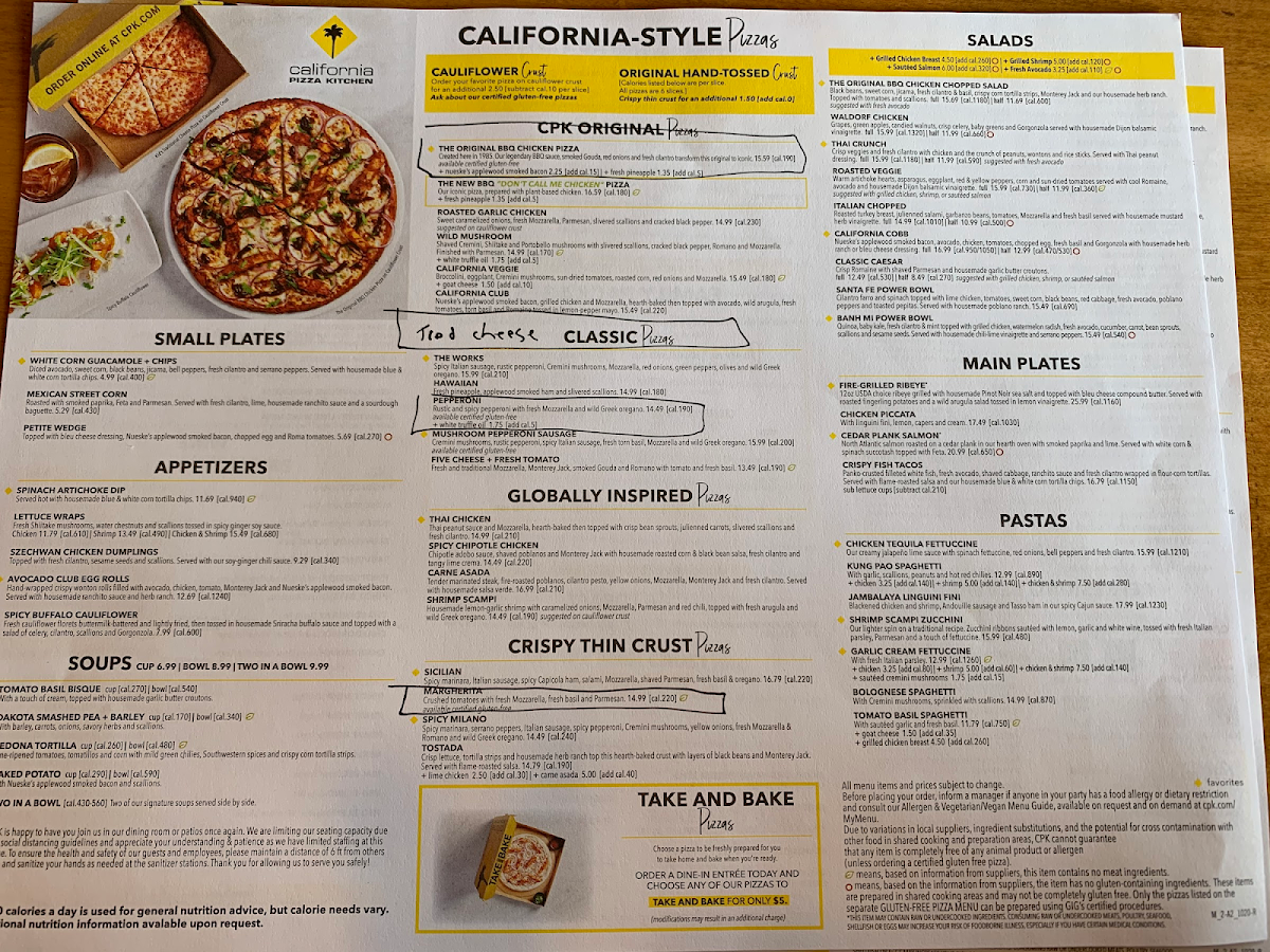 Photo From California Pizza Kitchen