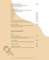 Yeti - The Himalayan Kitchen menu 3