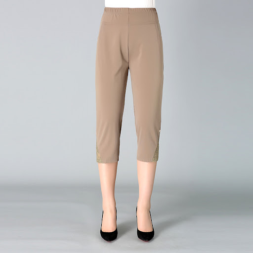 Title 3, High Waist Shorts Thin Stretch Thin Section off...