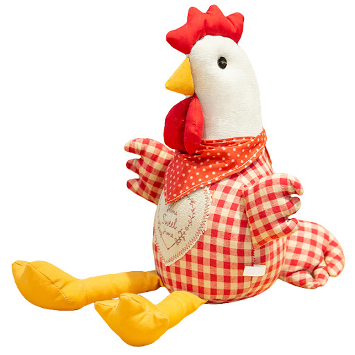 Title 4, Creative Simulation Old Hen Doll Plush Toy, Sof...