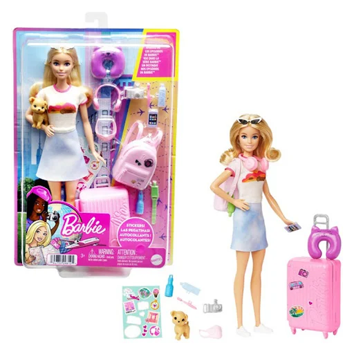 Đồ Chơi Thời Trang Du Lịch Của Barbie BARBIE HJY18 -MYKINGDOM