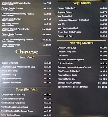 Global Punjab menu 