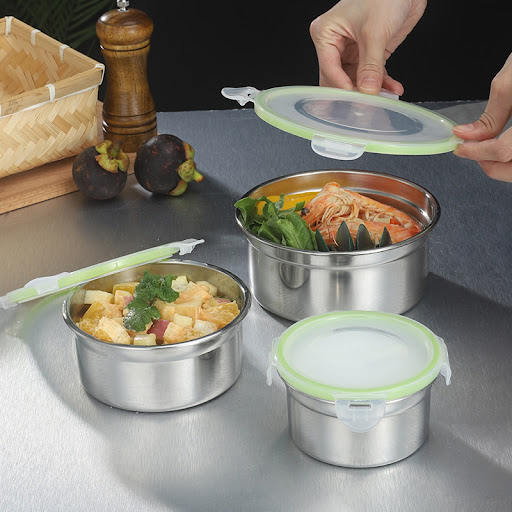 Title 2, 304 Stainless Steel Fresh-Keeping Food Storage ...