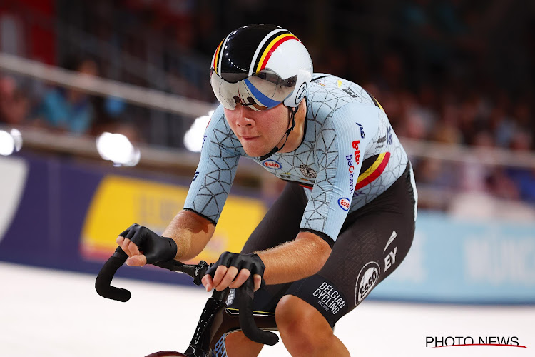 BRONS! Fabio Van Den Bossche derde in tactisch bijna perfecte puntenkoers op WK baanwielrennen