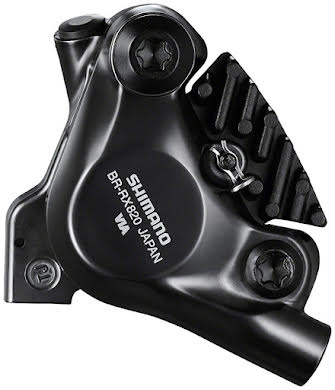 Shimano GRX BR-RX820 Hydraulic Disc Brake Caliper - Front Flat-Mount W/Bracket for 140/160mm Rotor alternate image 0