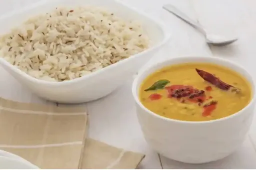 Dal Fry With Jeera Rice