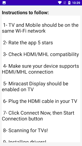 Screenshot HDMI connector screen cast tv