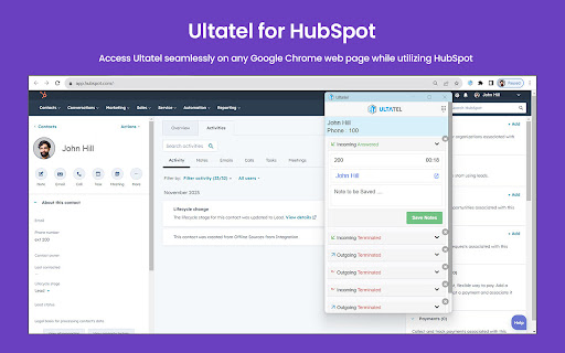 ULTATEL for HubSpot CRM