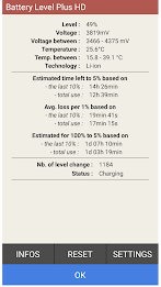 Battery HD Level Widget PRO poster 2