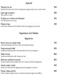 Jamavar - The Leela Palace menu 6