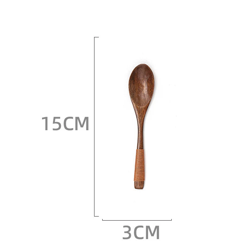 Title 14, Cucchiaio in legno stile giapponese per zuppa e...