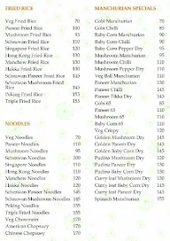 Savi Sagar menu 2