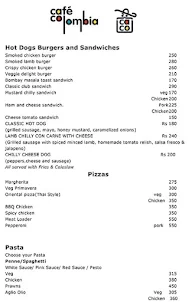 Cafe Colombia menu 2