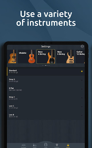 Guitar Tuner: Ukulele & Bass