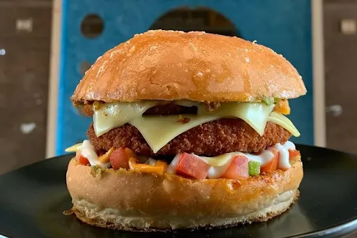 Veg Makhani Burst Burger