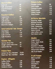 Cafe Da Al Forno menu 1